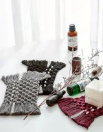 Dessous-de-verres en macramé rectangle coloré