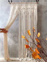 Rideau macramé tendance